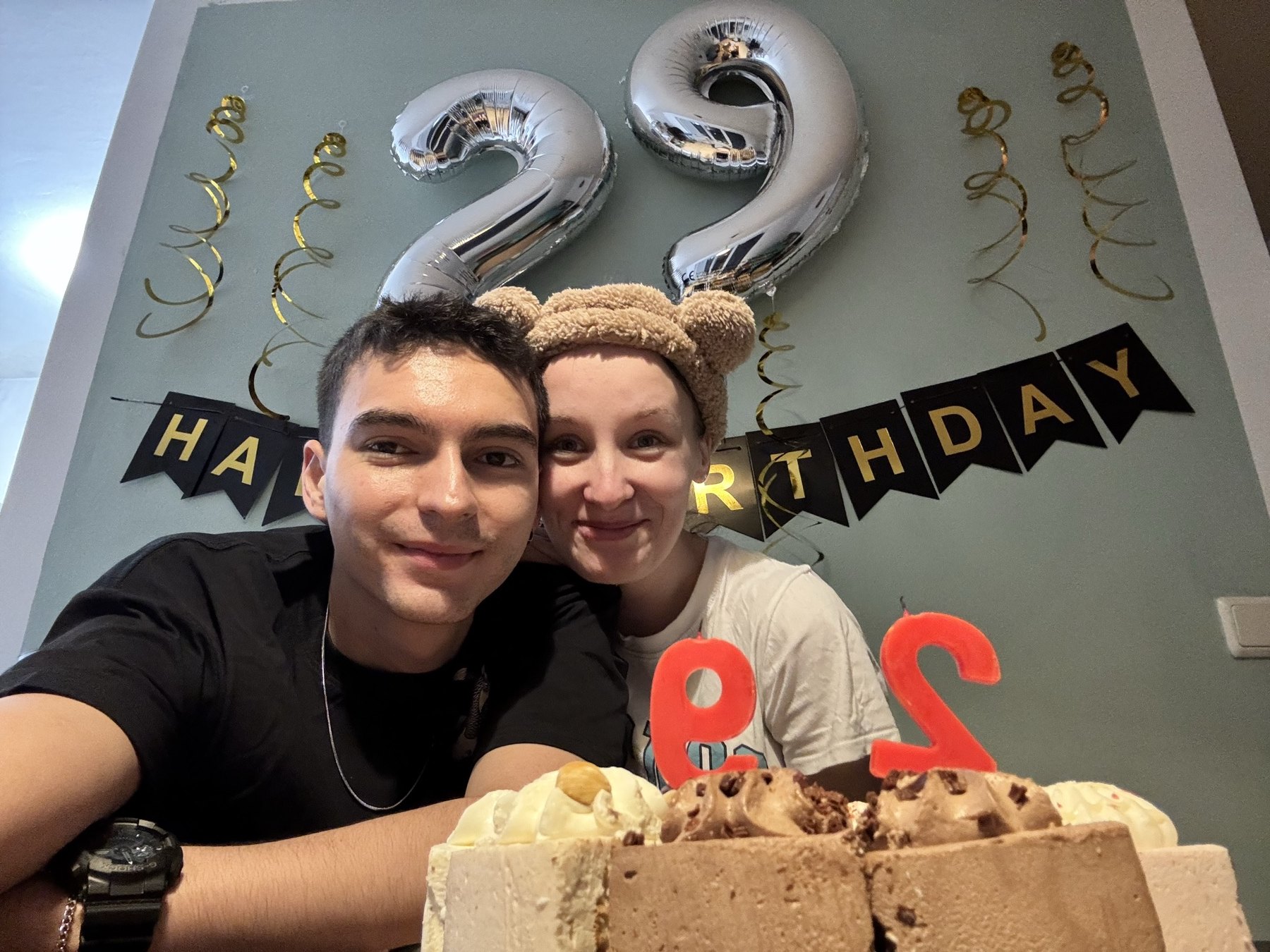 Una celebración con tarta