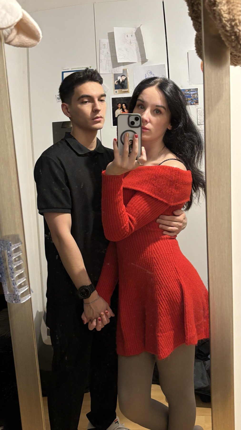 Una fotografía juntos en una celebración