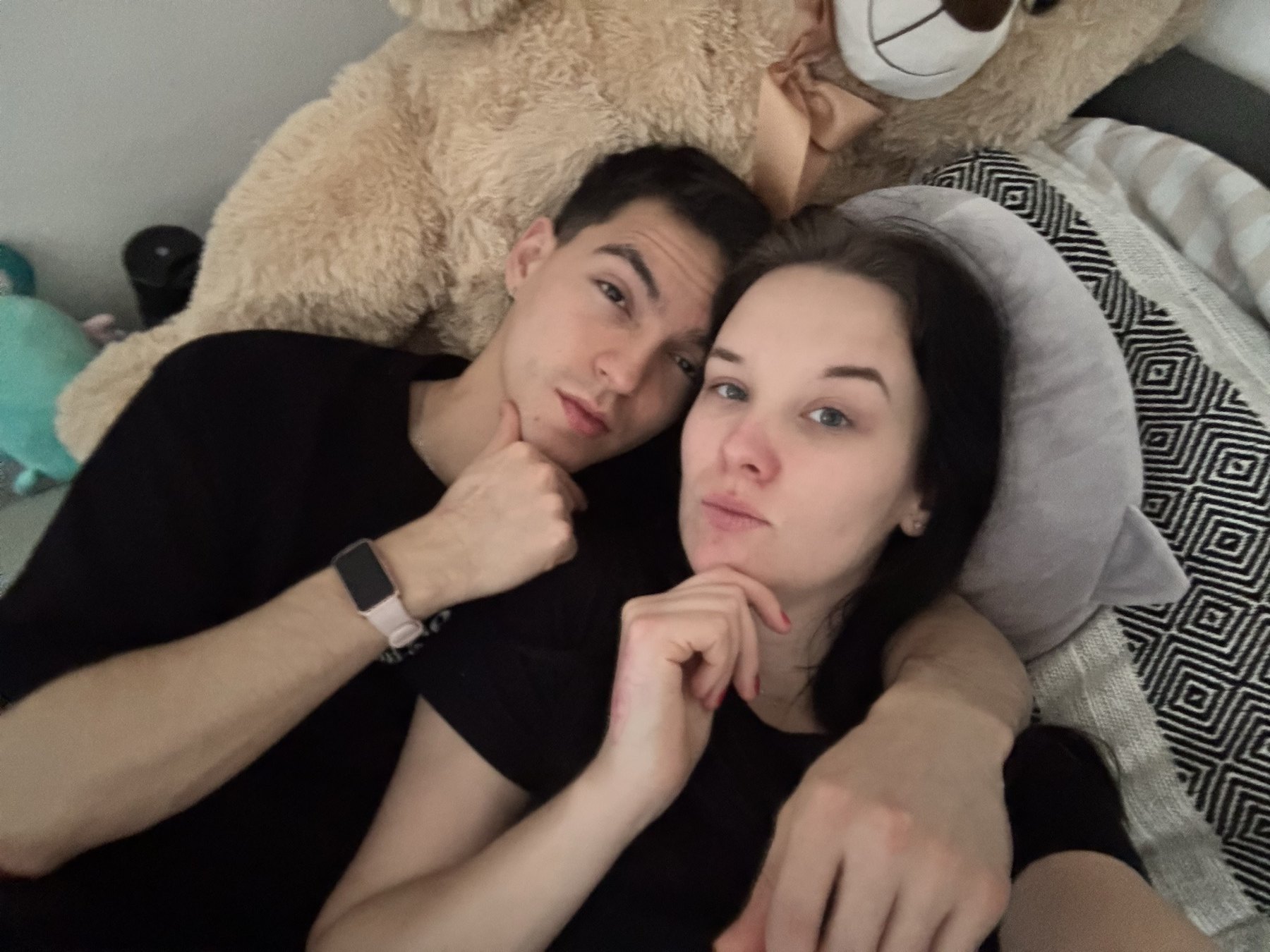Un momento juntos en casa